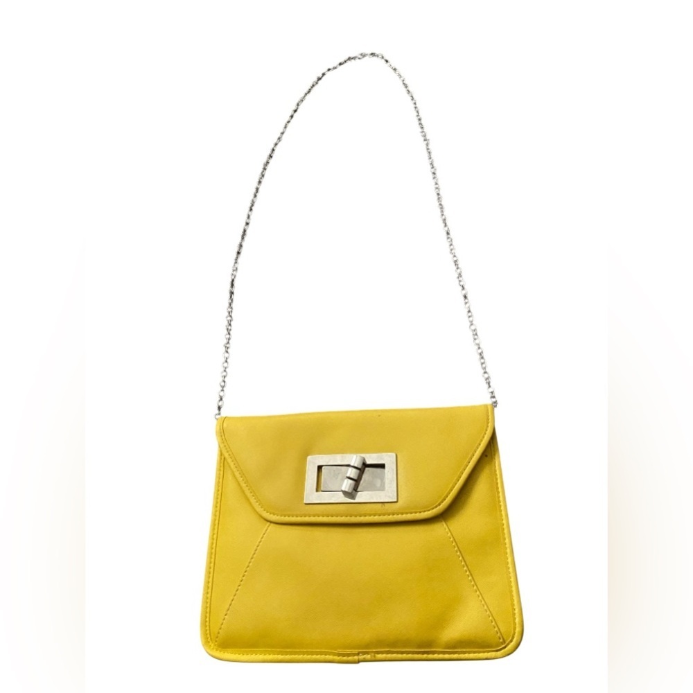 Apt.9 yellow leather crossbody bag